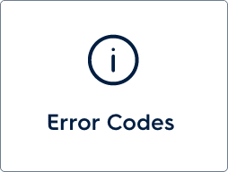 Error codes topic